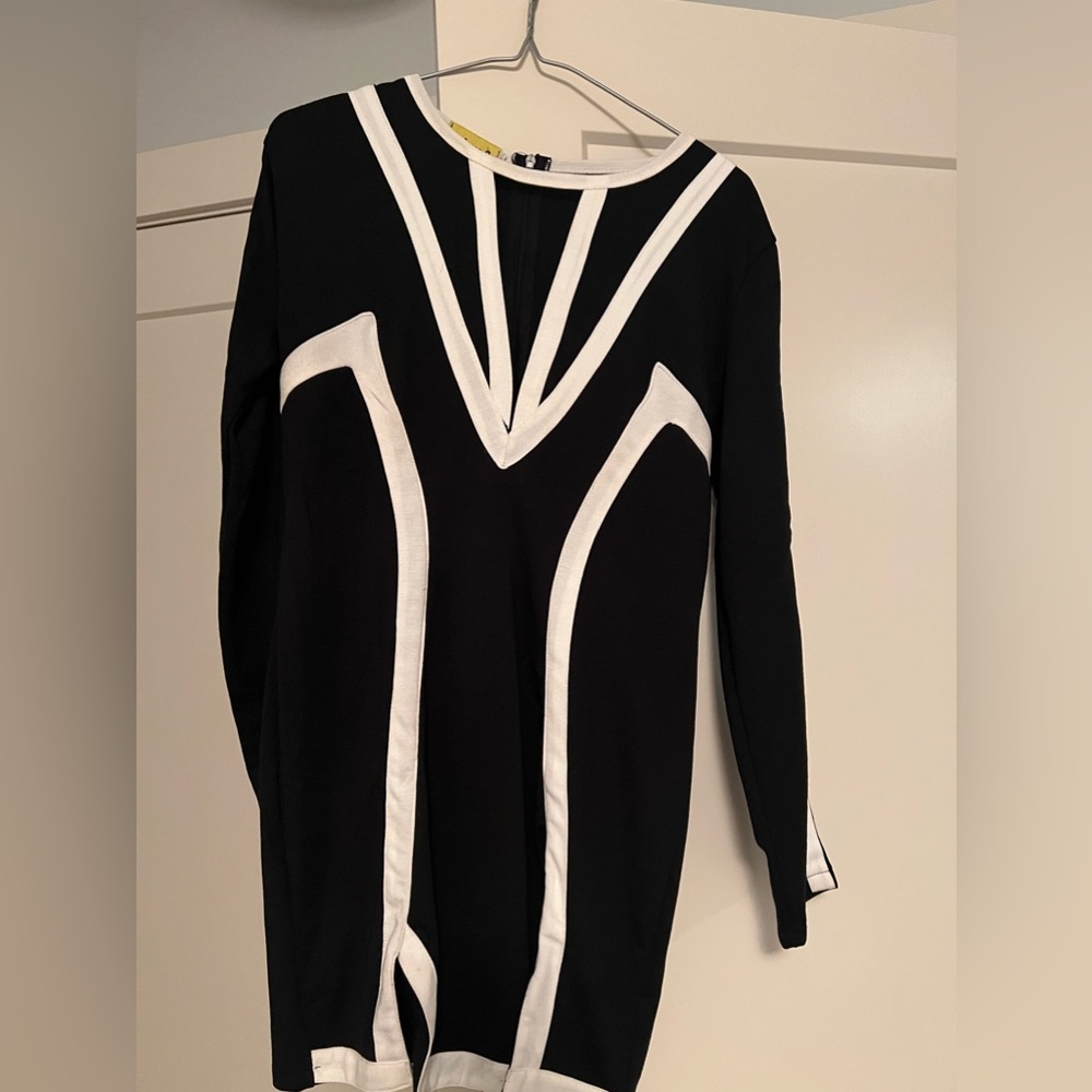 Black and White Dress